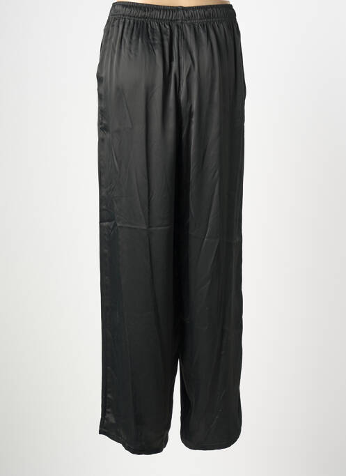 Pantalon larg croială fluidă mărime normală negru AMERICAN VINTAGE femme