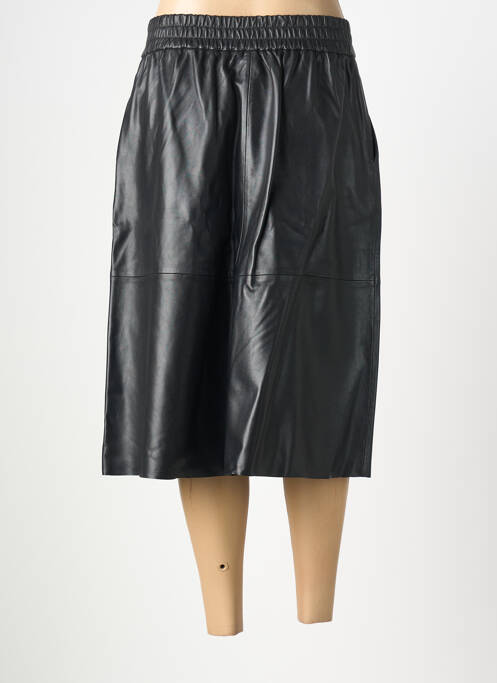 Fustă midi croială evazată negru BA&SH femme