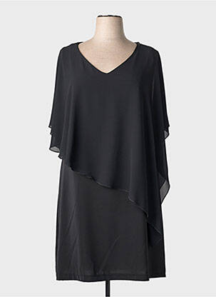 Rochie midi fără mâneci fără mâneci negru SPG WOMAN femeie