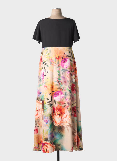 Rochie lungă mâneci scurte mâneci scurte negru SPG WOMAN femme