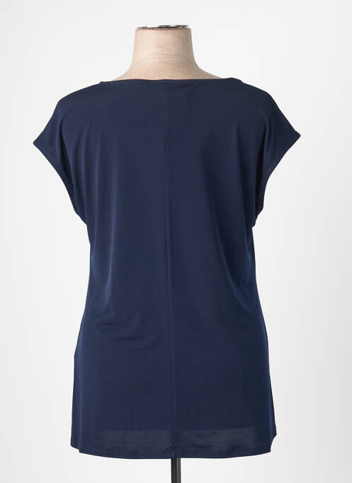 Top mâneci scurte mâneci scurte albastru SPG WOMAN femme
