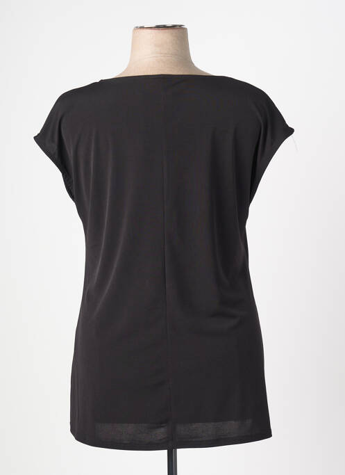 Top mâneci scurte mâneci scurte negru SPG WOMAN femme