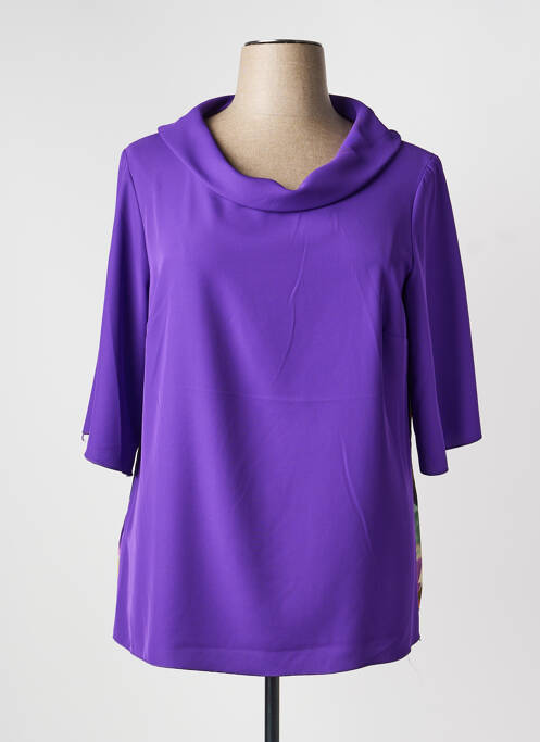 Tunică mâneci scurte mâneci scurte violet SPG WOMAN femme