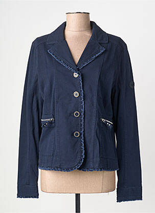 Sacou buzunare albastru REVER MILE femme