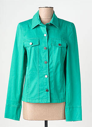 Jachete casual buzunare verde FRANCE RIVOIRE femme