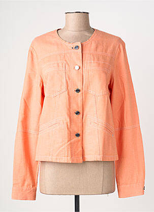 Jachete casual guler rotund portocalie DIANE LAURY femeie