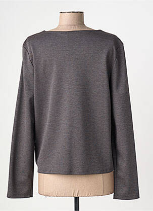 Jachete casual guler rotund gri DIANE LAURY femeie