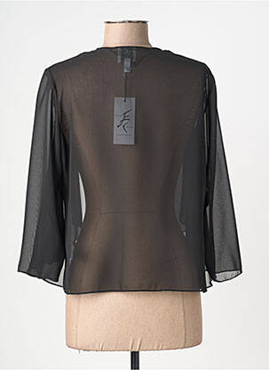 Vestă cu mâneci lungi mâneci 3/4 negru FRANCE RIVOIRE femeie