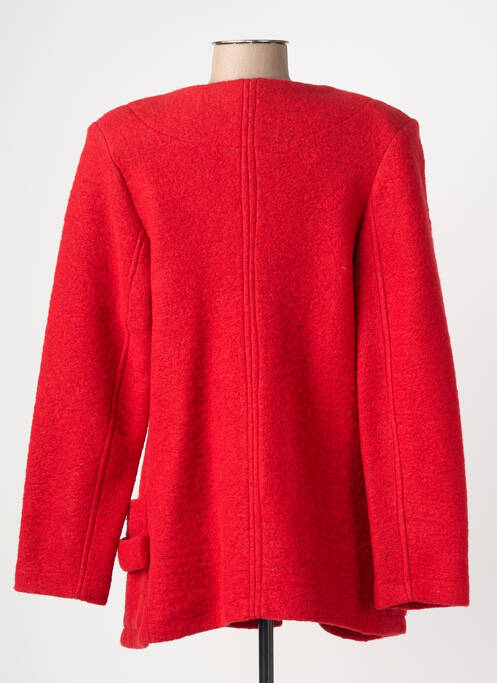 Jachete casual guler rotund roșu PLURIELLES femme