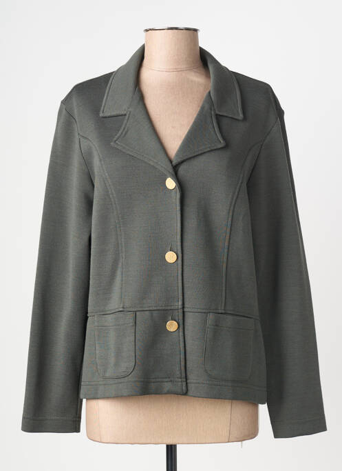 Sacou buzunare verde GRIFFON femme
