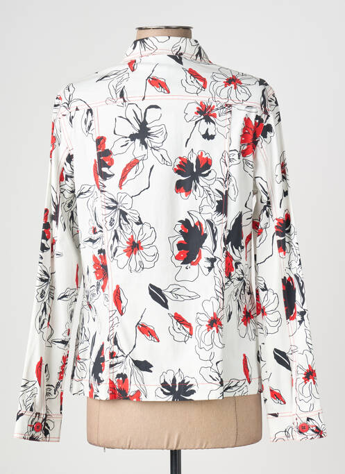 Jachete casual guler de bluză roșu FRANCE RIVOIRE femme