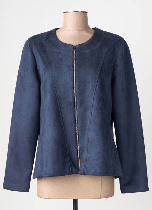 Jachete casual guler rotund albastru GEVANA femme