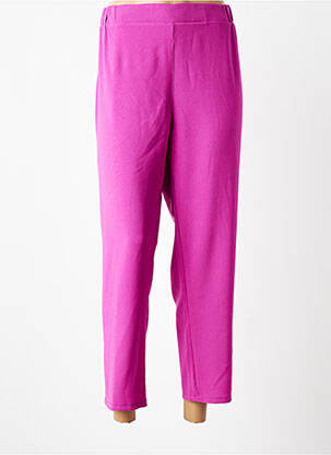Pantalon 7/8 talie elastică violet SPG WOMAN femeie