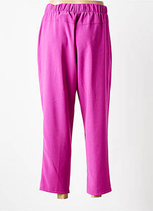Pantalon 7/8 talie elastică violet SPG WOMAN femeie