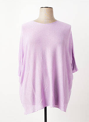 Pulover croială dreaptă fără mâneci violet D&Z FASHION femeie