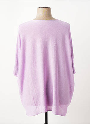 Pulover croială dreaptă fără mâneci violet D&Z FASHION femeie