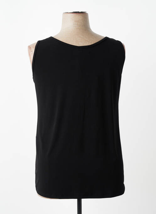 Top guler în v fără mâneci negru SPG WOMAN femme