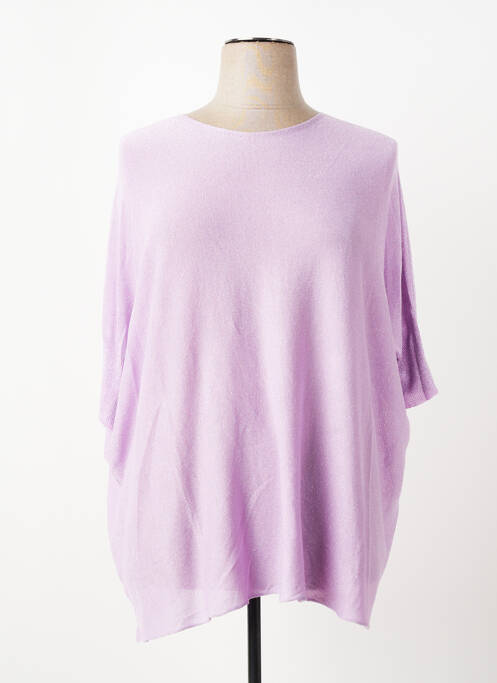 Pulover guler rotund fără mâneci violet D&Z FASHION femme