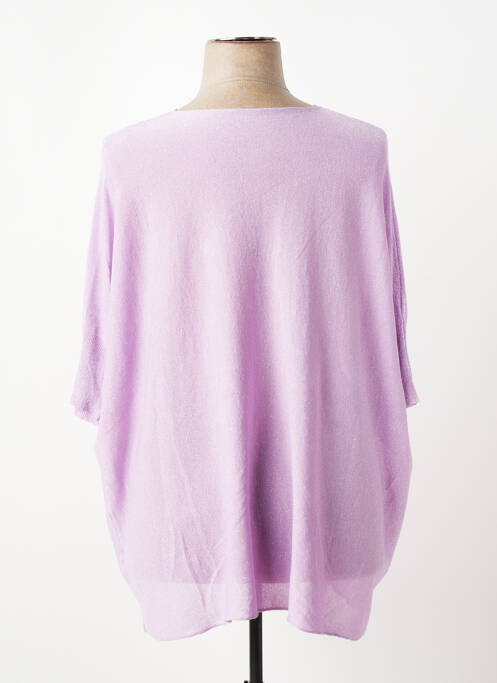 Pulover guler rotund fără mâneci violet D&Z FASHION femme