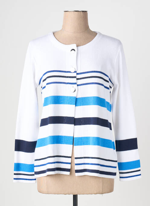 Vestă cu mâneci lungi elasticitate albastru GRIFFON femme