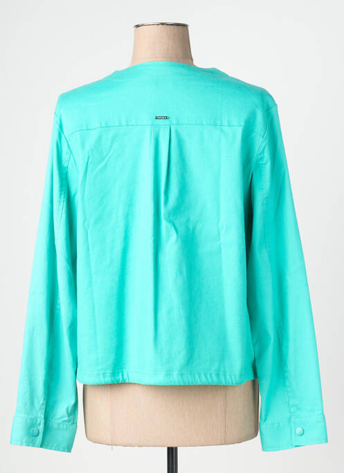 Jachete casual guler rotund verde DIANE LAURY femme