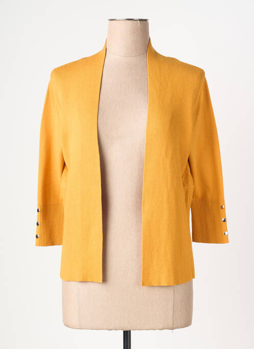 Vestă cu mâneci lungi mâneci 3/4 galben CONCEPT K femme