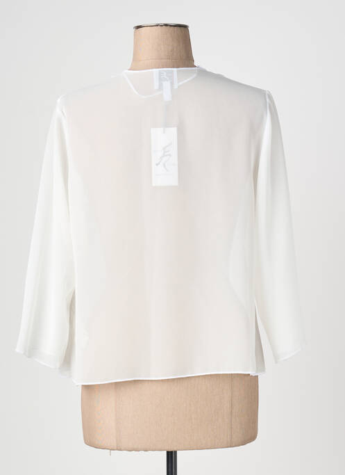Jachete elegante guler în v alb FRANCE RIVOIRE femme