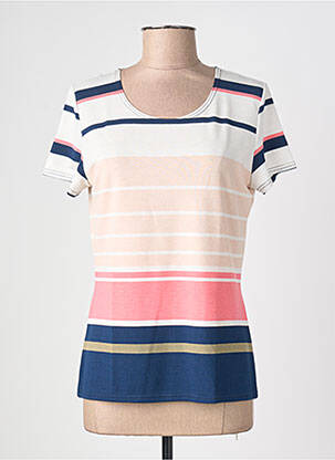 Tricou elasticitate mâneci scurte bej GEVANA femeie