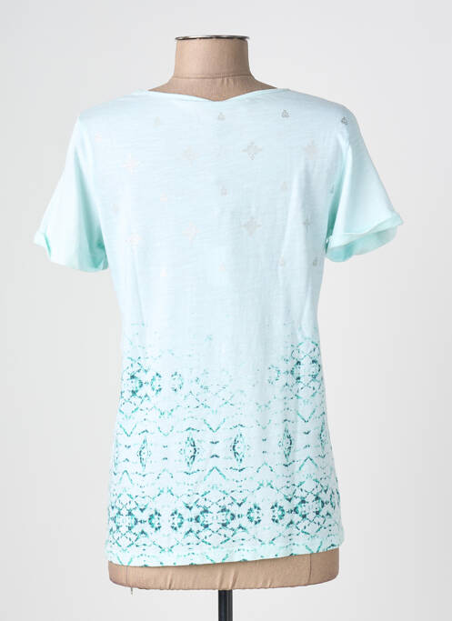 Tricou imprimeu fantezie mâneci scurte verde IMITZ femme