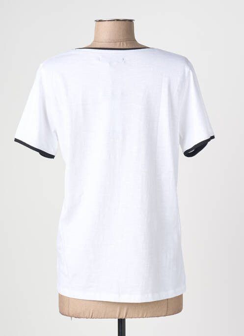 Tricou imprimeu fantezie mâneci scurte alb TELMAIL femme