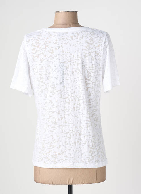 Tricou imprimeu fantezie mâneci scurte alb TELMAIL femme
