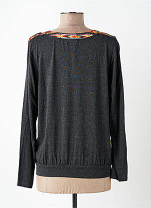 Tricou mâneci lungi mâneci lungi gri DIANE LAURY femeie