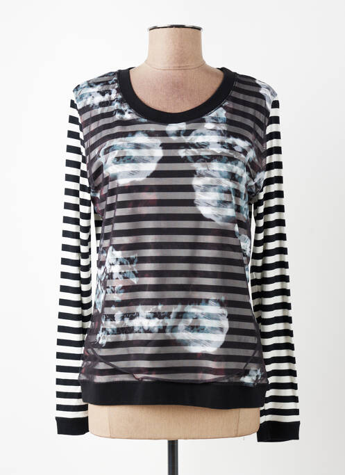 Tricou mâneci lungi mâneci lungi negru KATMAI femme