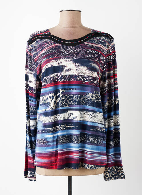 Tricou mâneci lungi mâneci lungi albastru GRIFFON femme