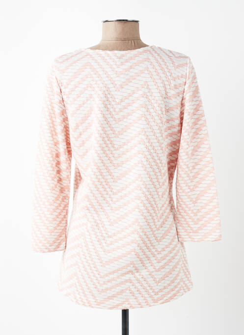 Tricou elasticitate mâneci 3/4 roz JENSEN femme