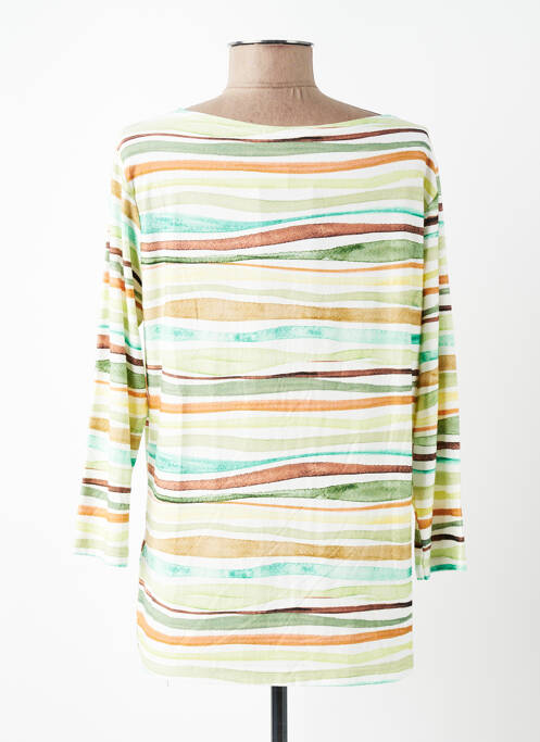 Tricou elasticitate mâneci 3/4 verde I.ODENA femme