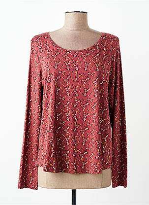 Tricou mâneci lungi mâneci lungi roz C'EST BEAU LA VIE femeie