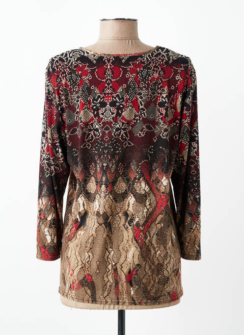 Tricou mâneci 3/4 mâneci 3/4 roșu GEVANA femme
