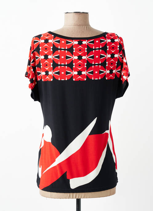 Top țesătură jersey mâneci scurte roșu TELMAIL femme