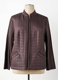 Jachete casual guler rotund maro FRANK WALDER femme