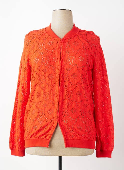 Jachete casual guler rotund portocaliu CONCEPT K femme