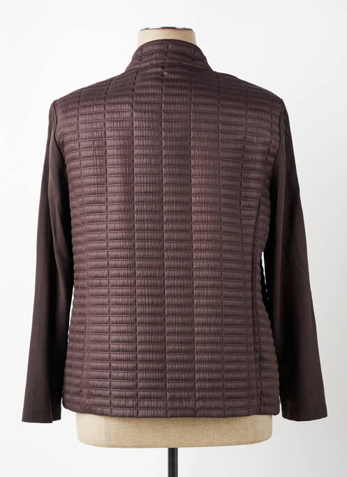 Jachete casual guler rotund maro FRANK WALDER femme