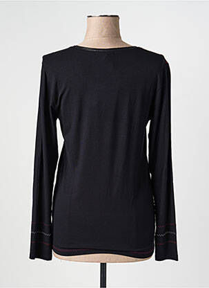 Tricou mâneci lungi mâneci lungi negru JEAN DELFIN femeie