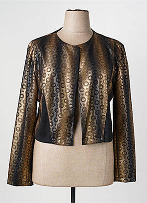 Jachete casual guler rotund negru VETISTYLE femeie