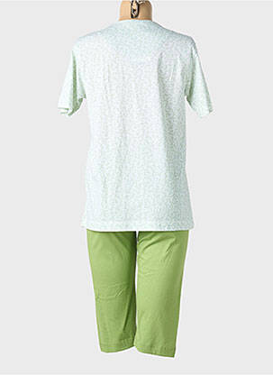 Pijama țesătură jerseu verde PERLINA femeie