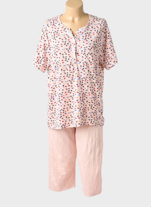Pijama mâneci scurte roz ARY & BELLE femme
