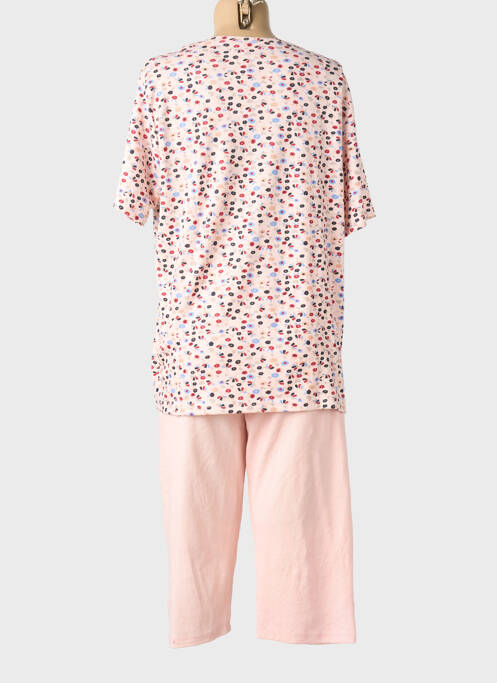 Pijama mâneci scurte roz ARY & BELLE femme