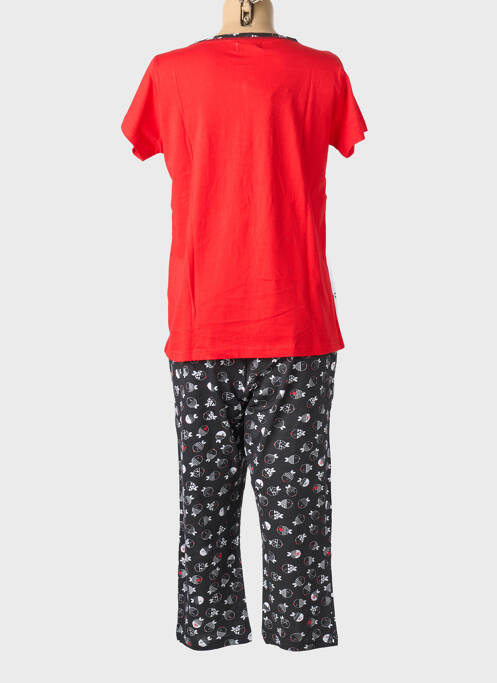 Pijama țesătură jerseu roșu MASSANA femme