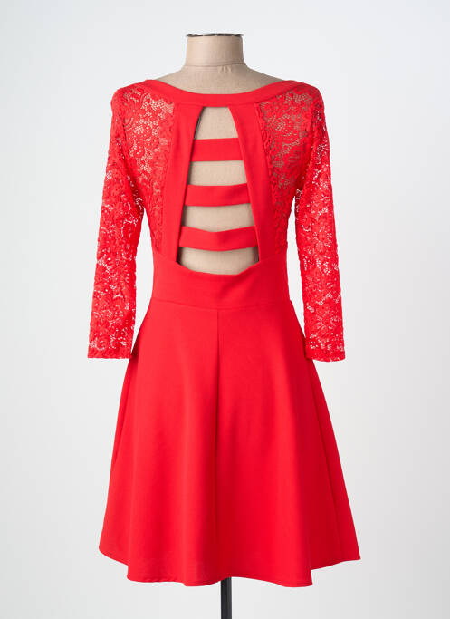 Rochie midi mâneci lungi mâneci lungi roșu CHARMING GIRL femme