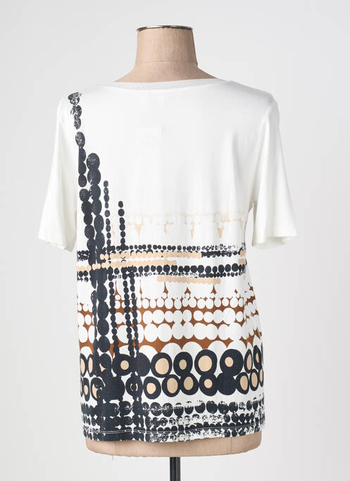 Tricou imprimeu fantezie mâneci scurte alb TELMAIL femme